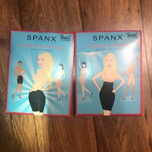 Spanx power panties and higher power panties